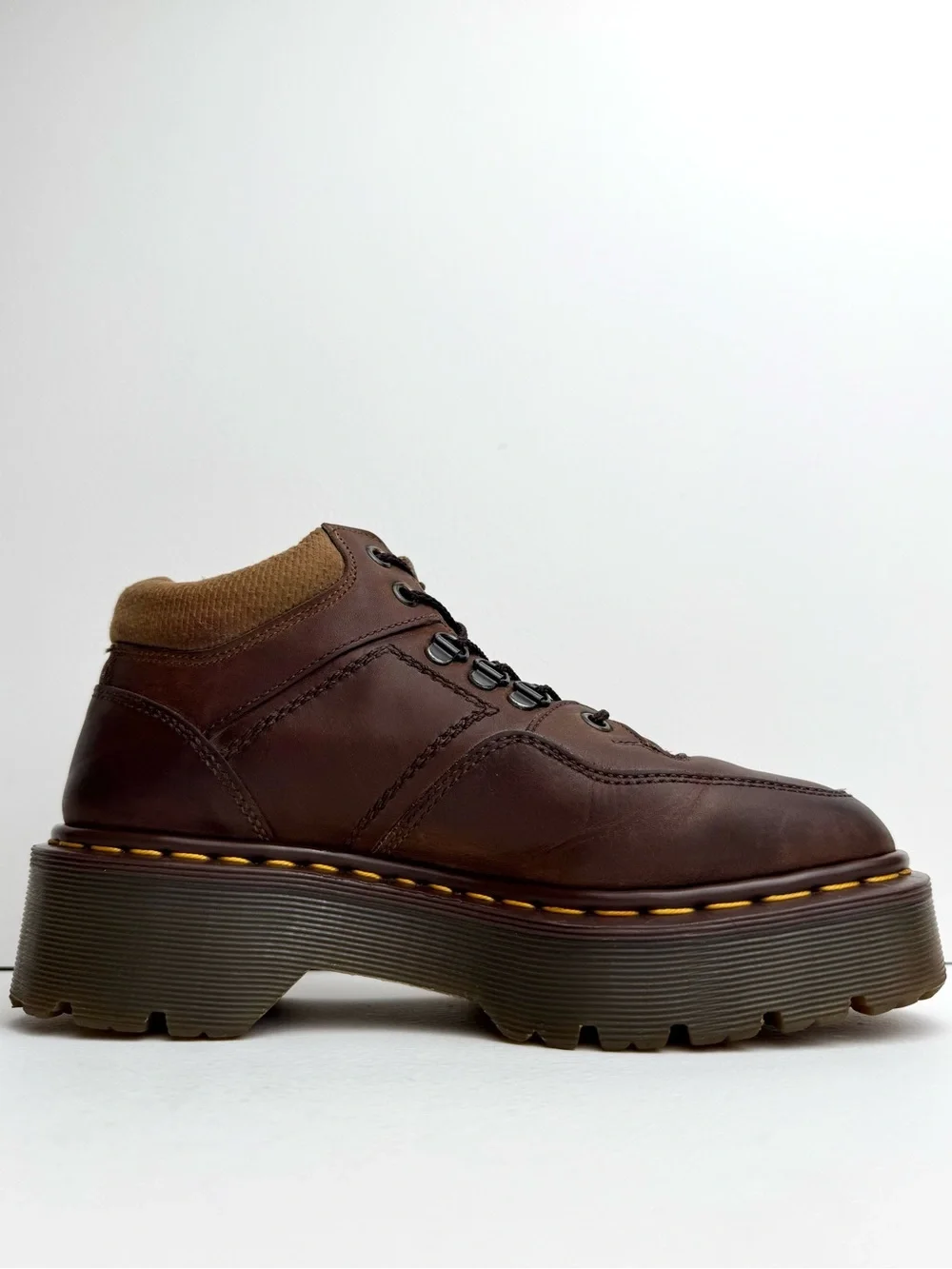 Vintage Dr. Martens Brown Crazy Horse Envy Platform Boots UK 5
